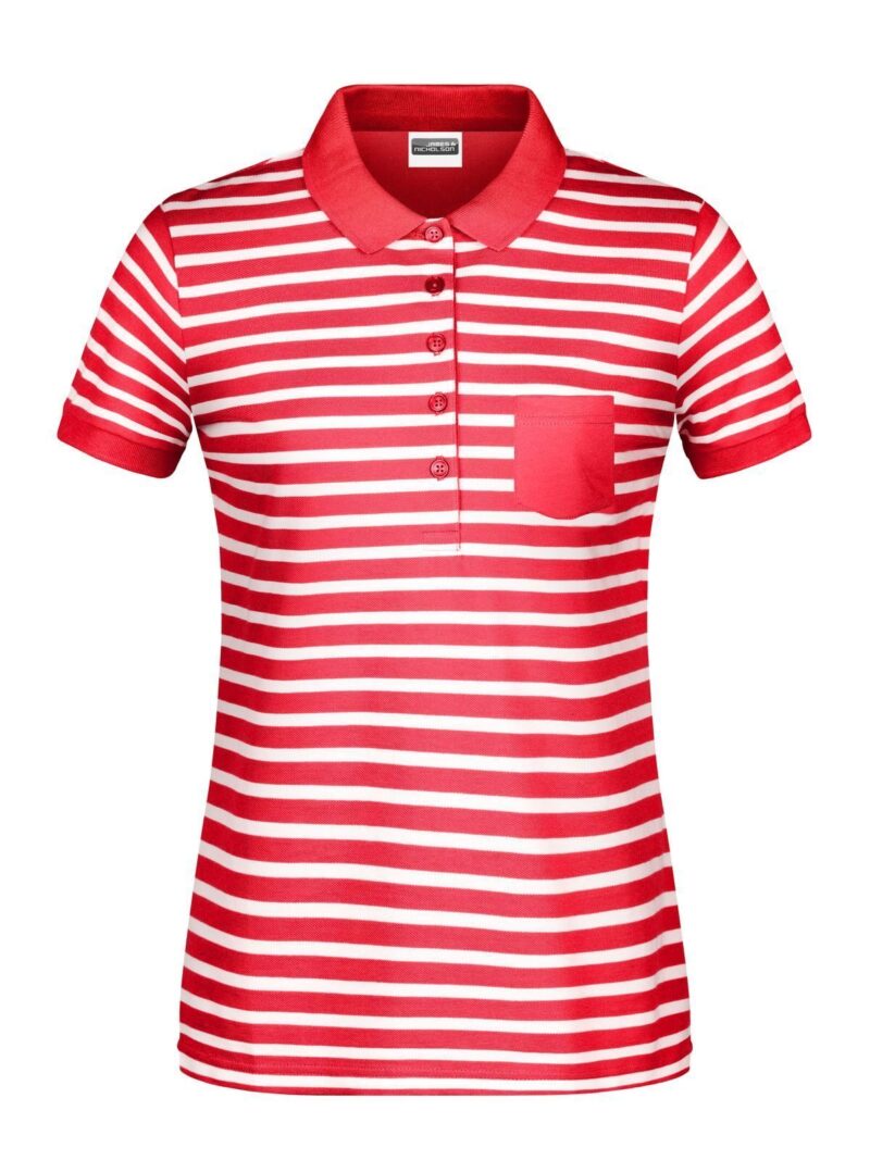 Polo Rayé Femme JN8029 - H.IMPRESSION