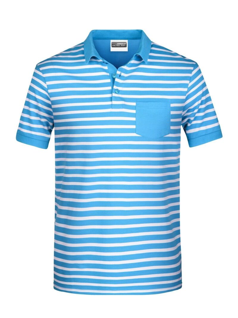 Polo Rayé Homme JN8030 - H.IMPRESSION