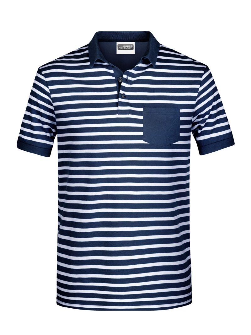Polo Rayé Homme JN8030 - H.IMPRESSION