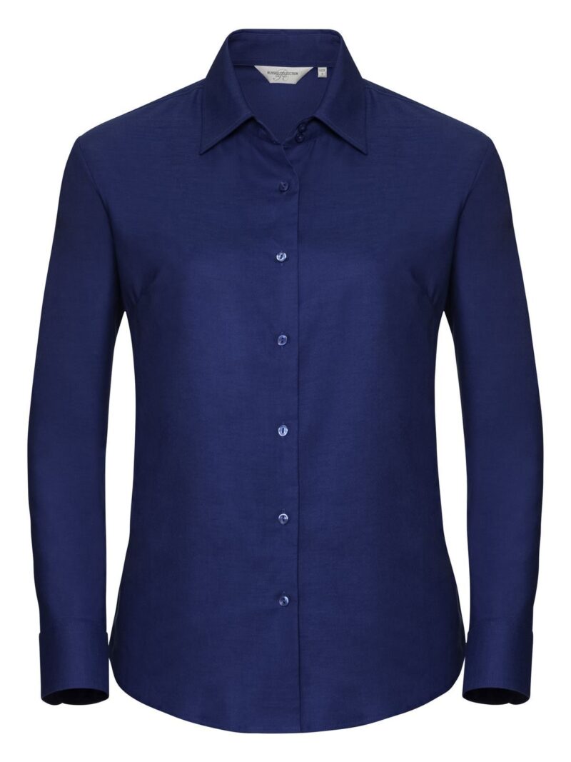 Ladies' Long Sleeve Easy Care Oxford Shirt – Image 12
