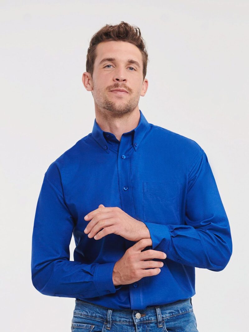 Men's Long Sleeve Easy Care Oxford Shirt