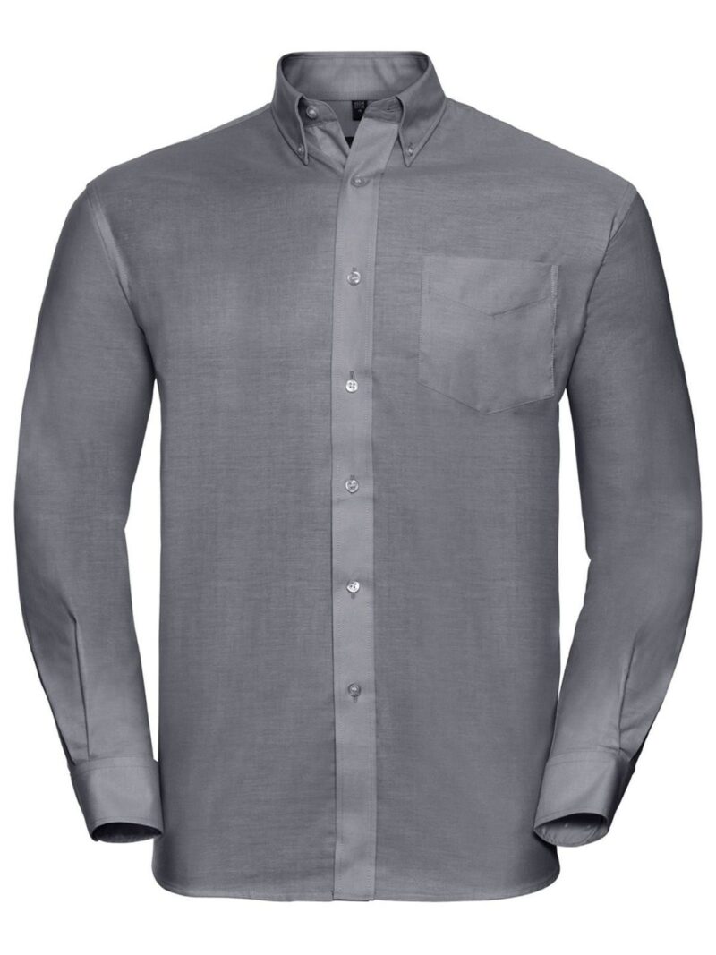 Men's Long Sleeve Easy Care Oxford Shirt – Image 8